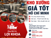 Thanh lý kho xưởng giá tốt Hồ Chí Minh