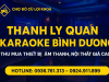 Thanh lý quán karaoke Bình Dương