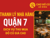 Thanh lý nhà hàng Quận 7 