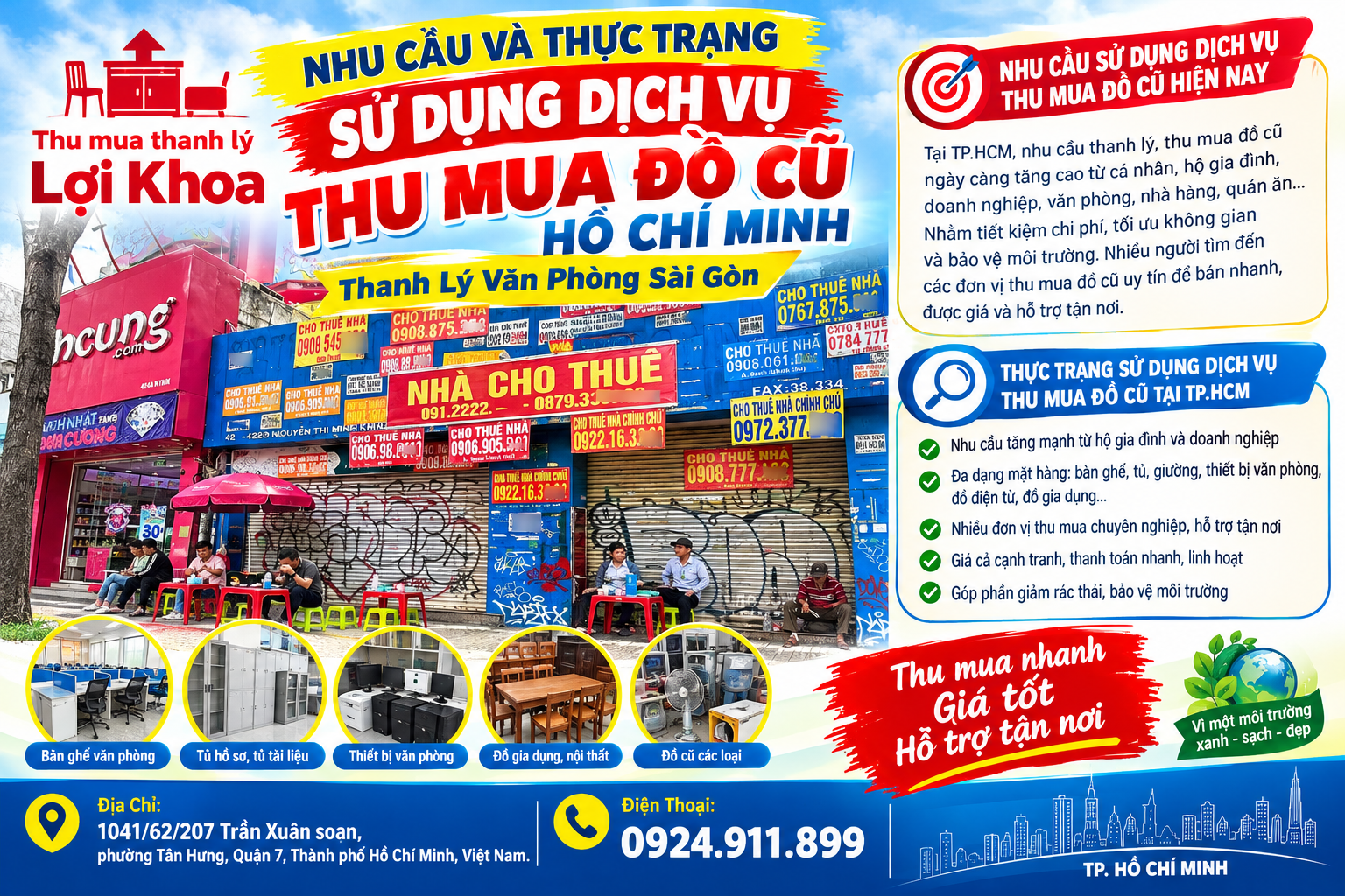 Dịch Vụ Thu Mua Đồ Cũ Hồ Chí Minh