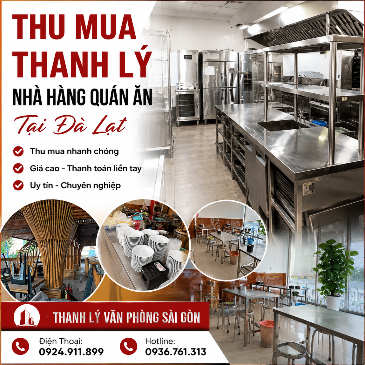 Thu mua đồ cũ Nhà hàng
