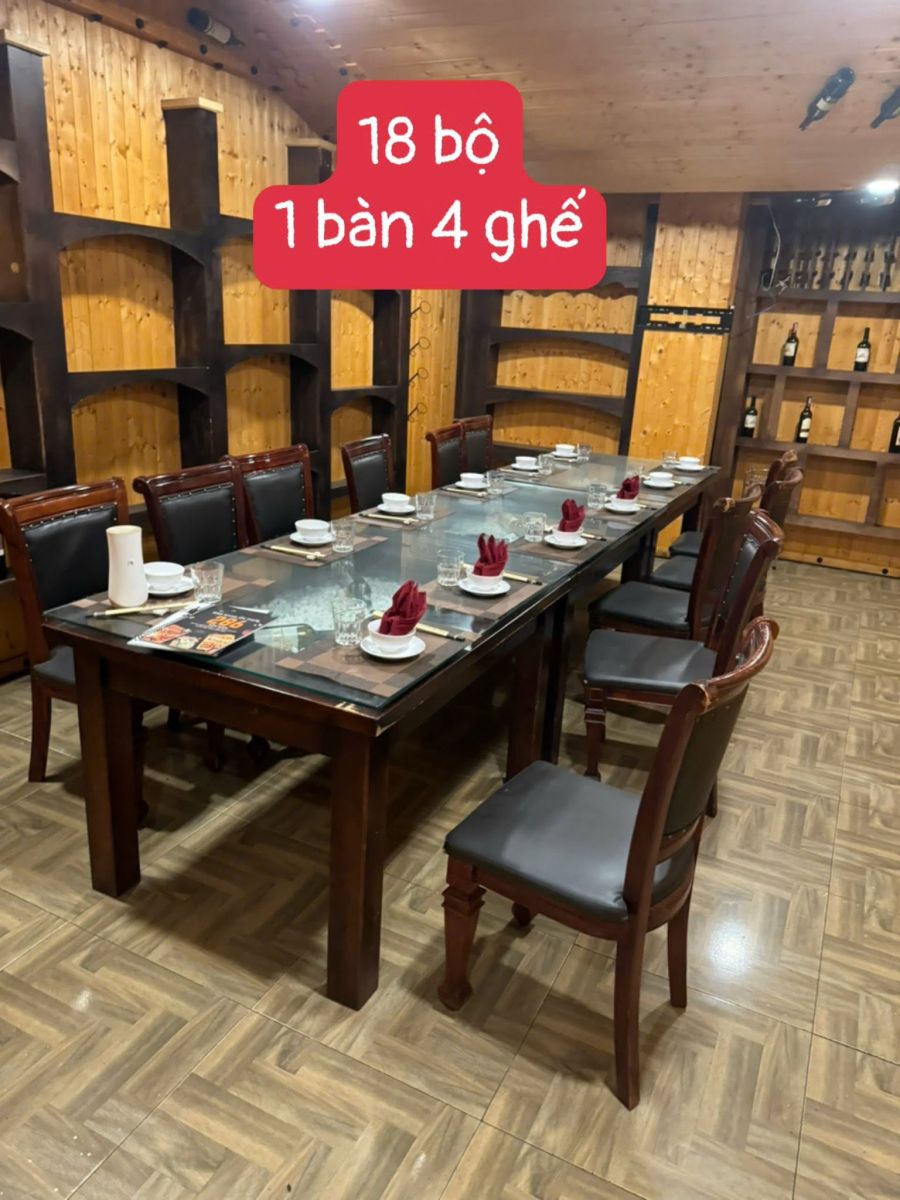 Thanh lý đồ cũ bàn ghế nhà hàng