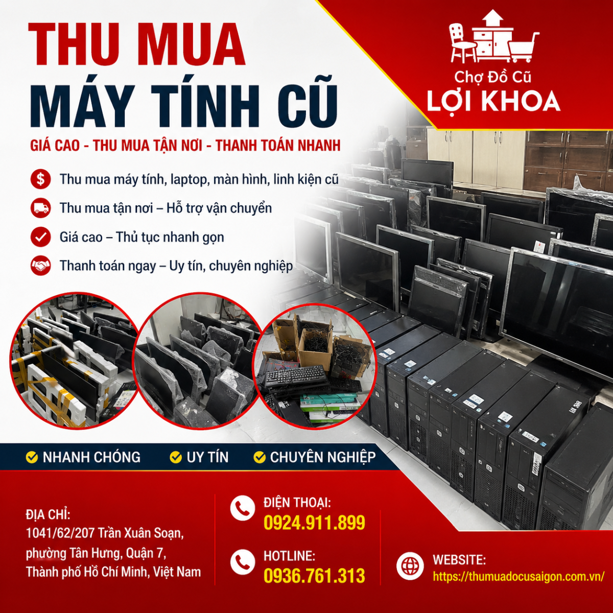 Thu mua máy tính cũ