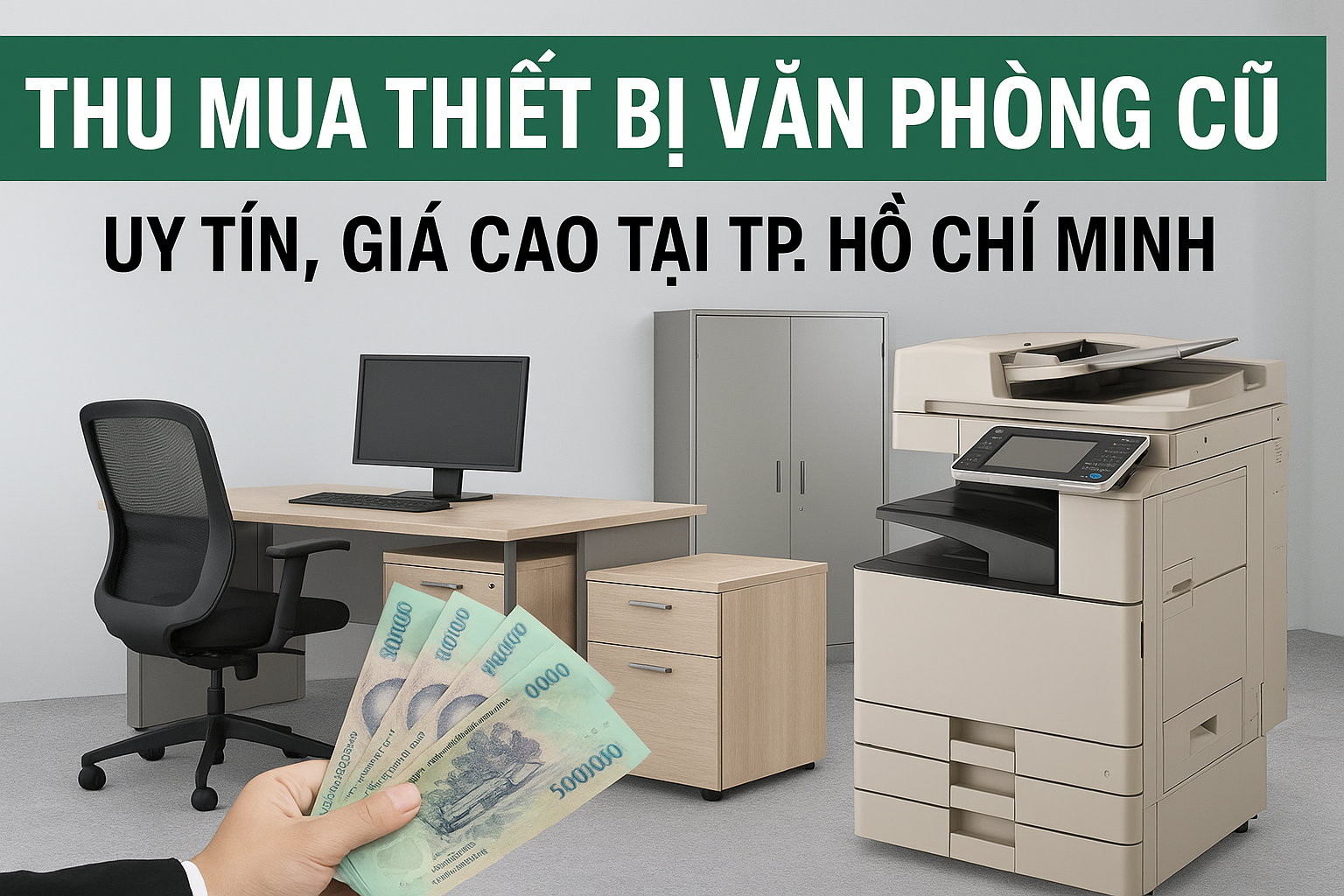 Thu mua thiết bị văn phòng cũ