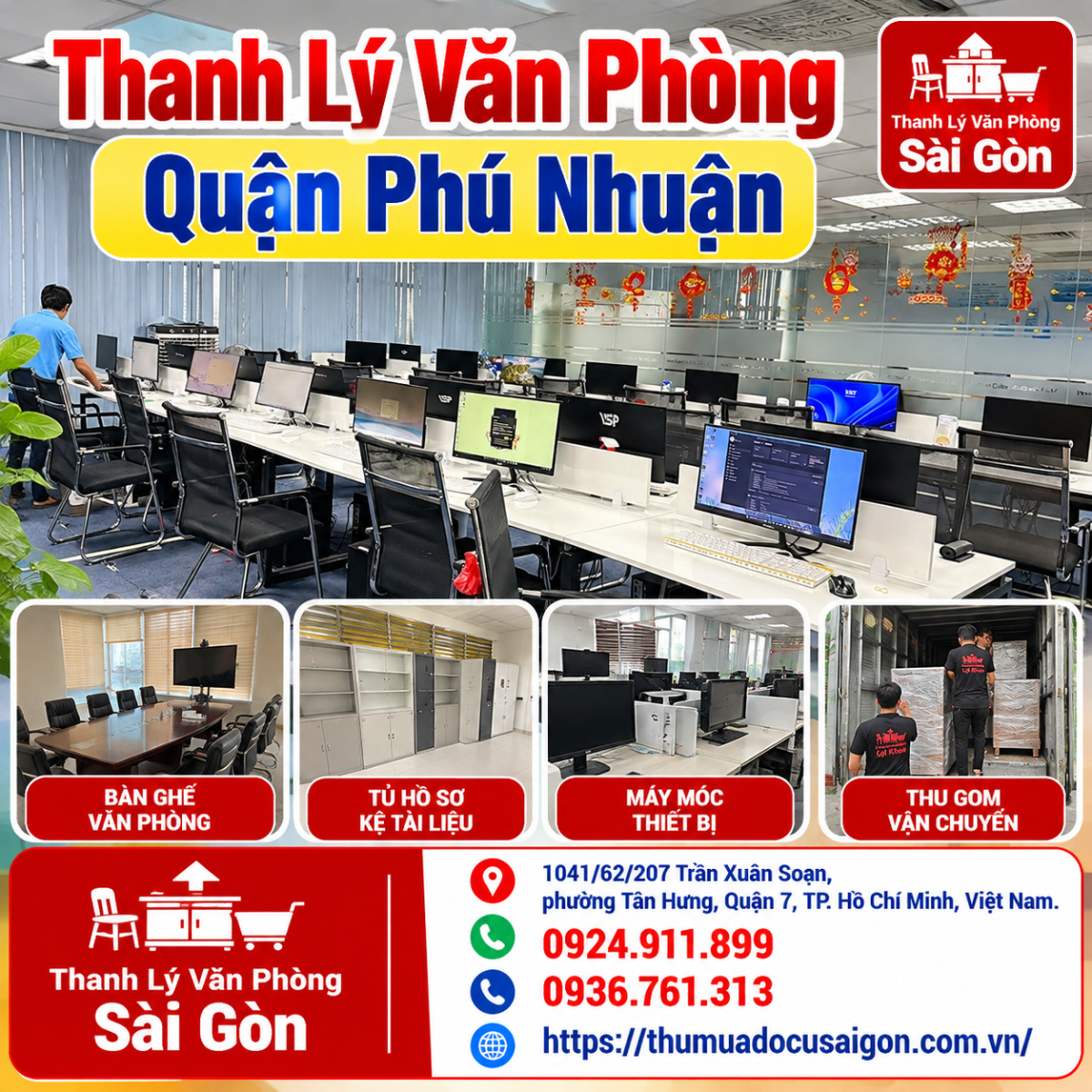 Thanh Lý văn phòng Quận Phú Nhuận